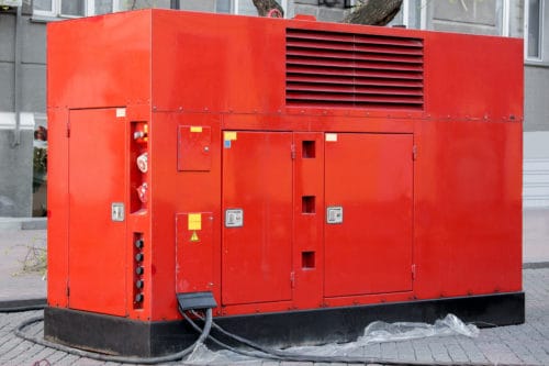Mobile electric power generator for emergency situations.