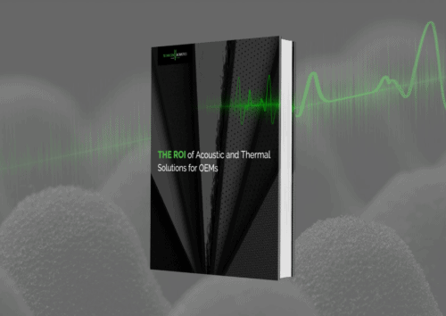 Book with title The ROI of Acoustic and Thermal Solutions for OEMs